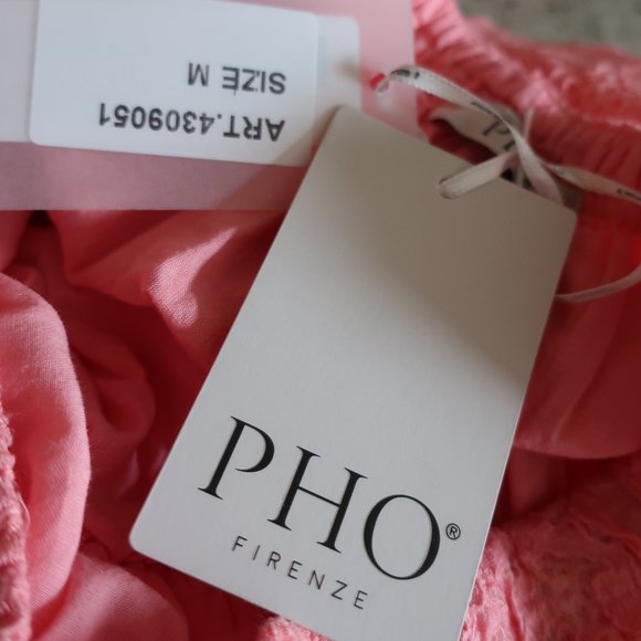 NWT PHO FIRENZE CORAL LACE SLEEVELES MAXI DRESS M* - Picture 11 of 11